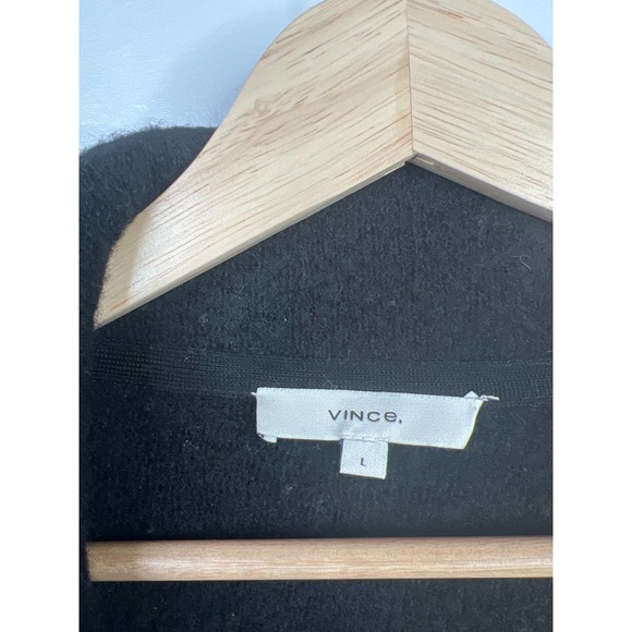 Vince Merino Wool Blend Button Longline Cardigan Women's Black Size: Large NWT - Picture 7 of 11